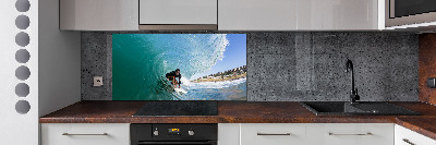 Panel do kuchyně Surfer na vlně