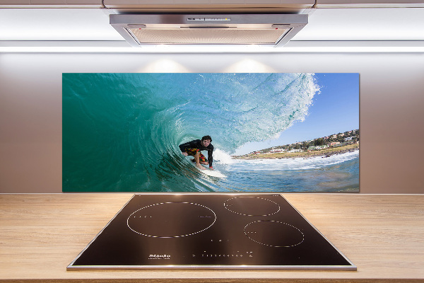Panel do kuchyně Surfer na vlně