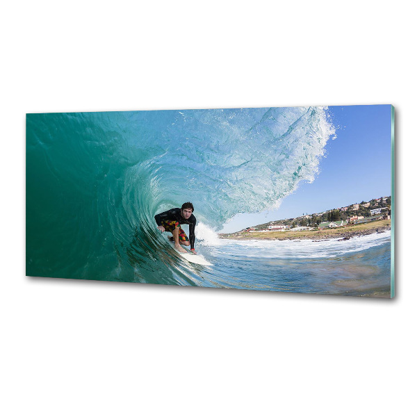 Panel do kuchyně Surfer na vlně