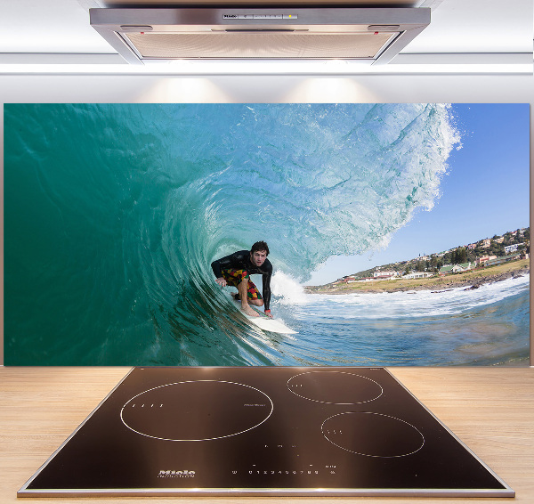 Panel do kuchyně Surfer na vlně