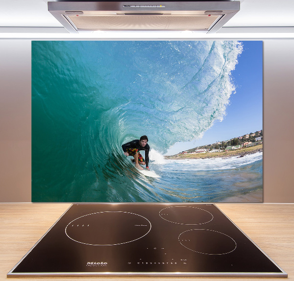 Panel do kuchyně Surfer na vlně