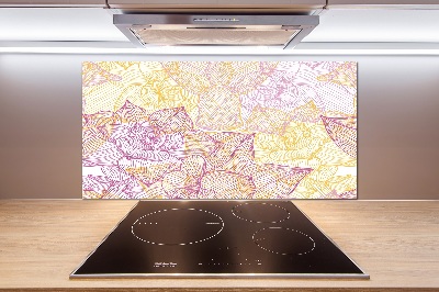 Panel do kuchyně Květinový vzor