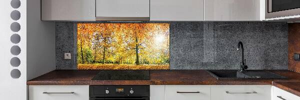 Dekorační panel sklo Podzimní les