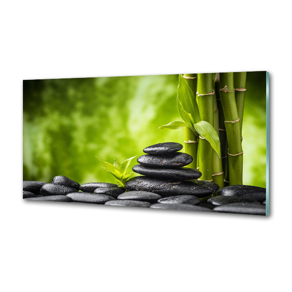 Dekorační panel sklo Kameny zen