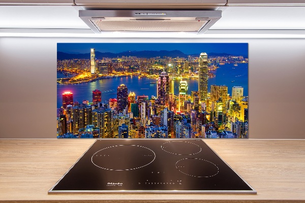 Panel do kuchyně Noční Hongkong