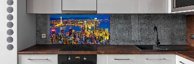Panel do kuchyně Noční Hongkong