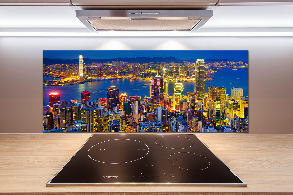 Panel do kuchyně Noční Hongkong
