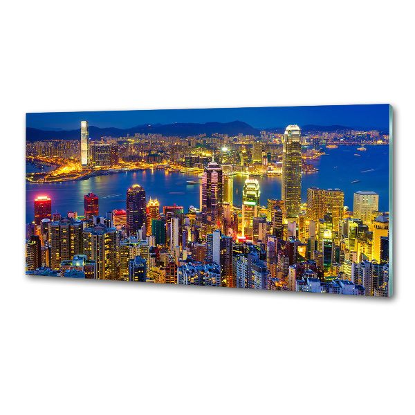 Panel do kuchyně Noční Hongkong