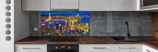 Panel do kuchyně Noční Hongkong