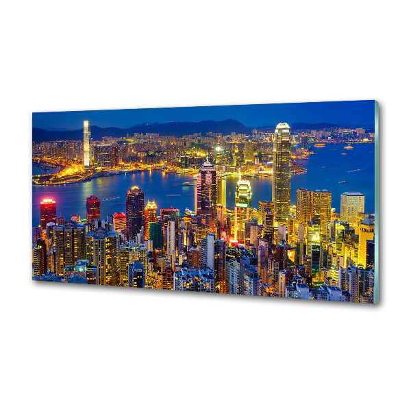 Panel do kuchyně Noční Hongkong