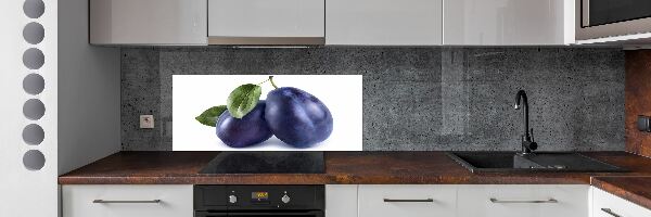 Skleněný panel do kuchyně Švestky