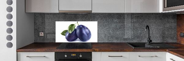 Skleněný panel do kuchyně Švestky