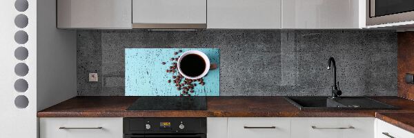 Dekorační panel sklo Černá káva