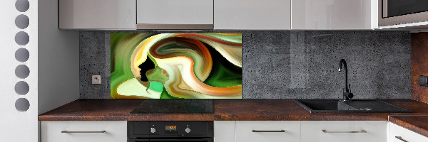 Dekorační panel sklo Abstrakce