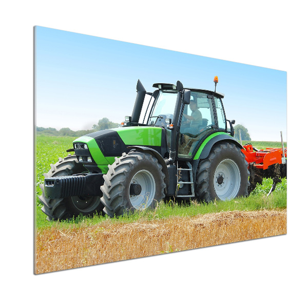 Panel do kuchyně Traktor na poli