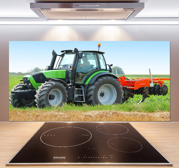 Panel do kuchyně Traktor na poli