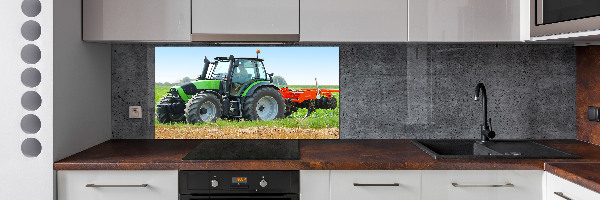Panel do kuchyně Traktor na poli