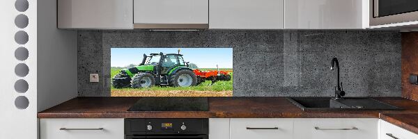 Panel do kuchyně Traktor na poli