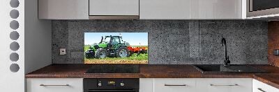 Panel do kuchyně Traktor na poli