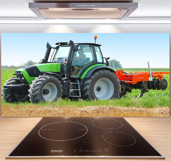 Panel do kuchyně Traktor na poli