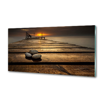 Panel do kuchyně Dřevěné molo