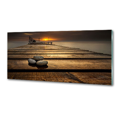 Panel do kuchyně Dřevěné molo