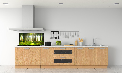 Dekorační panel sklo Les slunce