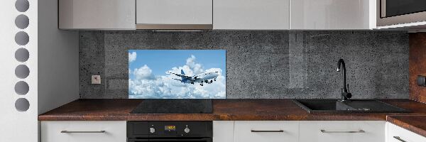 Panel do kuchyně Letadlo na nebi