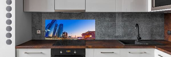 Panel do kuchyně Ulice Abu Zabi
