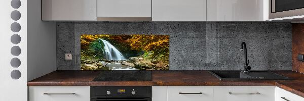 Panel do kuchyně Vodopád v lese