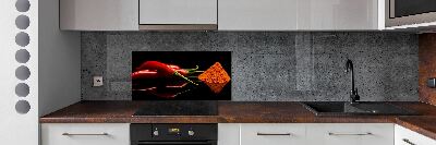 Panel do kuchyně Chilli a cayenne
