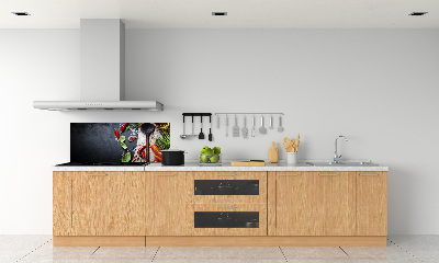 Skleněný panel do kuchynské linky Ingredience