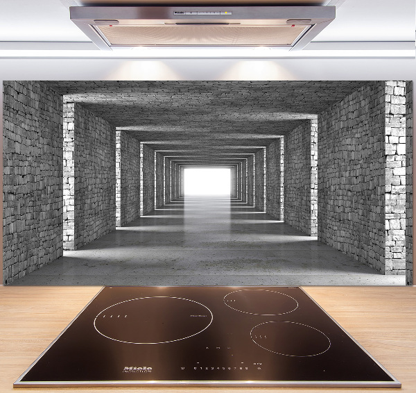 Panel do kuchyně Tunel z cihel