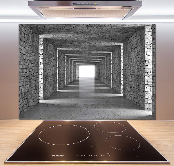 Panel do kuchyně Tunel z cihel