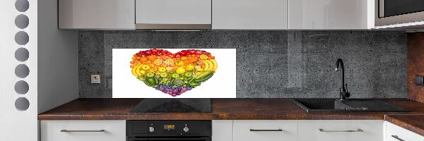 Panel do kuchyně Zeleninové srdce