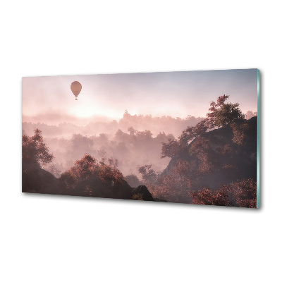 Panel do kuchyně Balon nad lesem
