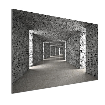 Panel do kuchyně Tunel z cihel