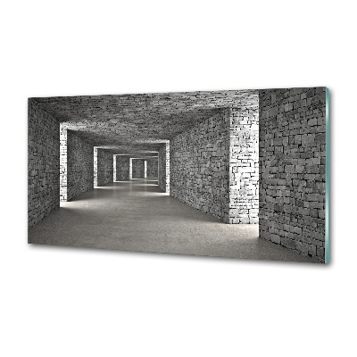 Panel do kuchyně Tunel z cihel