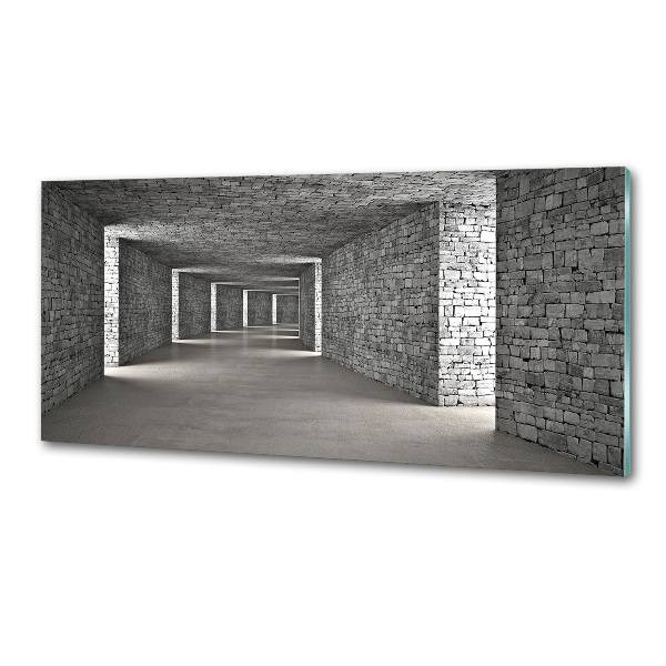 Panel do kuchyně Tunel z cihel