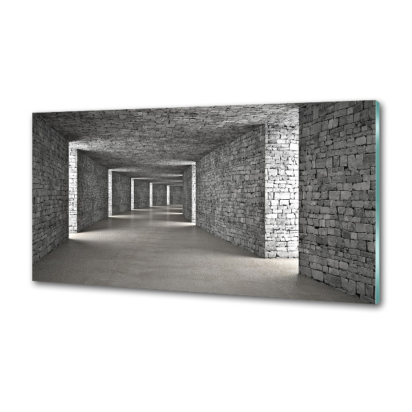 Panel do kuchyně Tunel z cihel