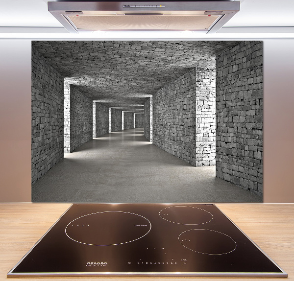 Panel do kuchyně Tunel z cihel