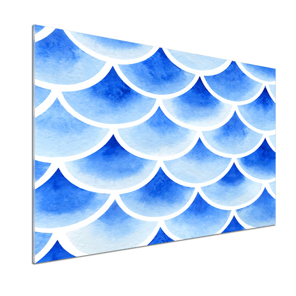Dekorační panel sklo Rybí šupiny
