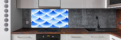 Dekorační panel sklo Rybí šupiny