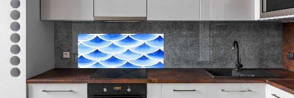Dekorační panel sklo Rybí šupiny