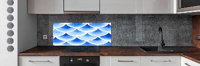 Dekorační panel sklo Rybí šupiny