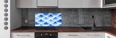 Dekorační panel sklo Rybí šupiny