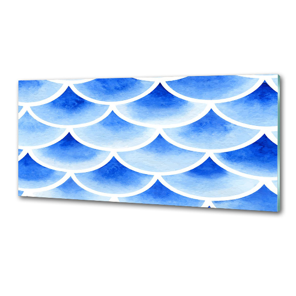 Dekorační panel sklo Rybí šupiny