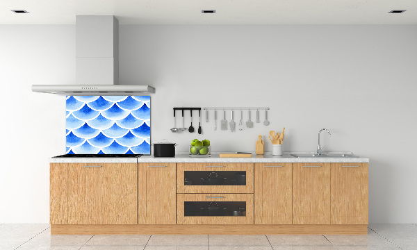 Dekorační panel sklo Rybí šupiny