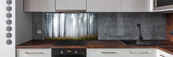 Dekorační panel sklo Mlha v lese