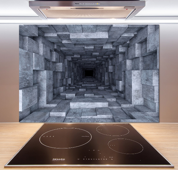Skleněný panel do kuchyně Tunel